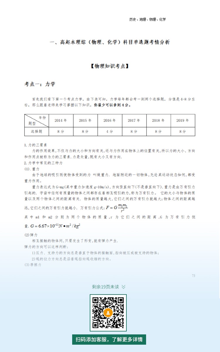 2021年广东成人高考复习资料：高起点物理化学科目（电子版，可下载）