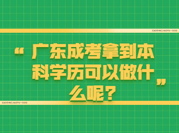 广东成考 广东成考本科