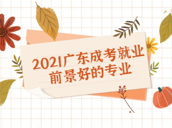 2021广东成考就业前景好的专业